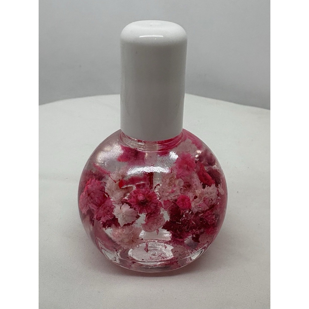 New Blossom Scented Cuticle Oil .92 Fluid Ounces ROSE Scented REAL Flowers‎ - Picture 2 of 4